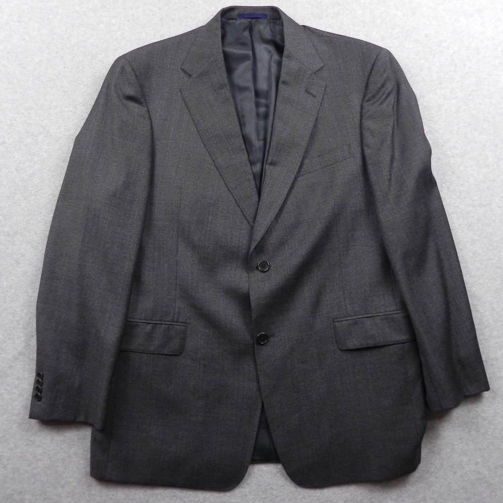 Daniel Cremieux Blazer Mens 42R 2-Button‎ Suit Jacket Coat Business Formal Gray